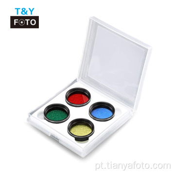 Conjunto de filtros de cores de telescópio padrão de 1,25 &quot;